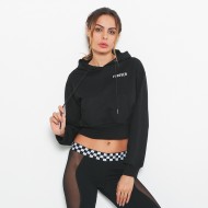 Forever Young Pocket Cropped Hoodie 